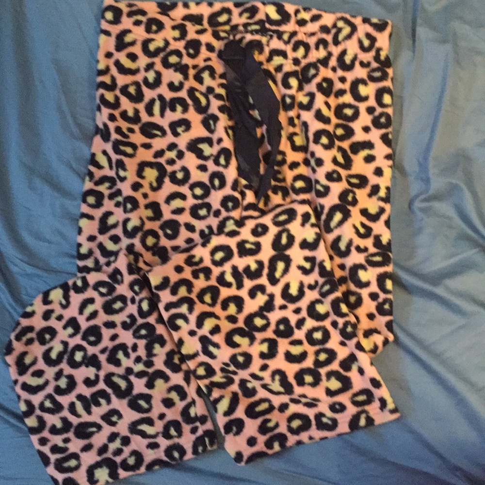 Fleece pajama bottoms